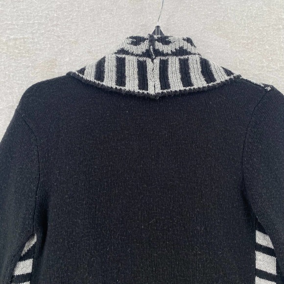 Aztec Waterfall Cardigan Sweater Womens MEDIUM Angora Baho Open Southwestern - Picture 7 of 12